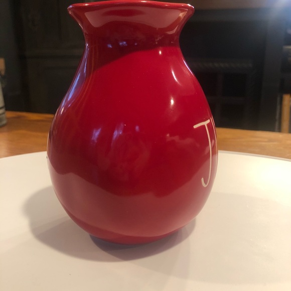 Rae Dunn 2021 Mini Christmas Jingle Vase Red - Picture 3 of 4